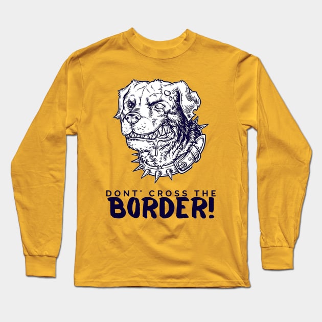 Angry Dog Long Sleeve T-Shirt by Afe